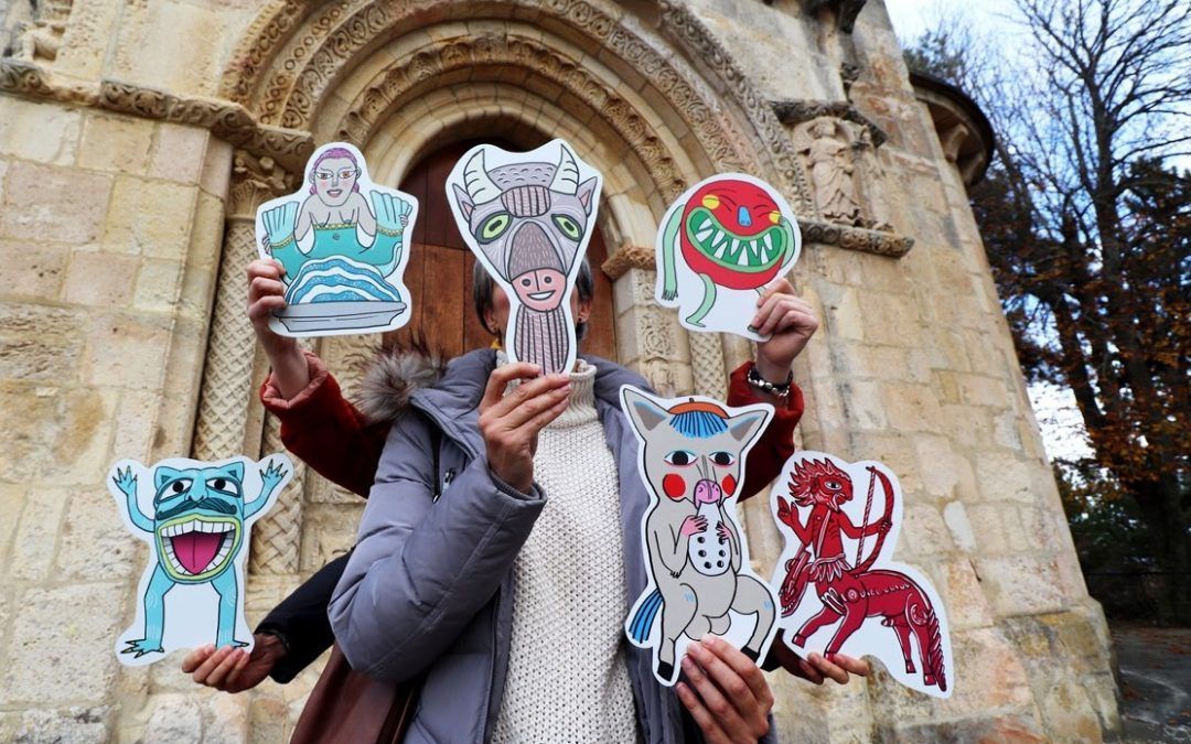 Familientzako bisita-Visita familiar: «Harburuen misterioa» / «El misterio de los canecillos»